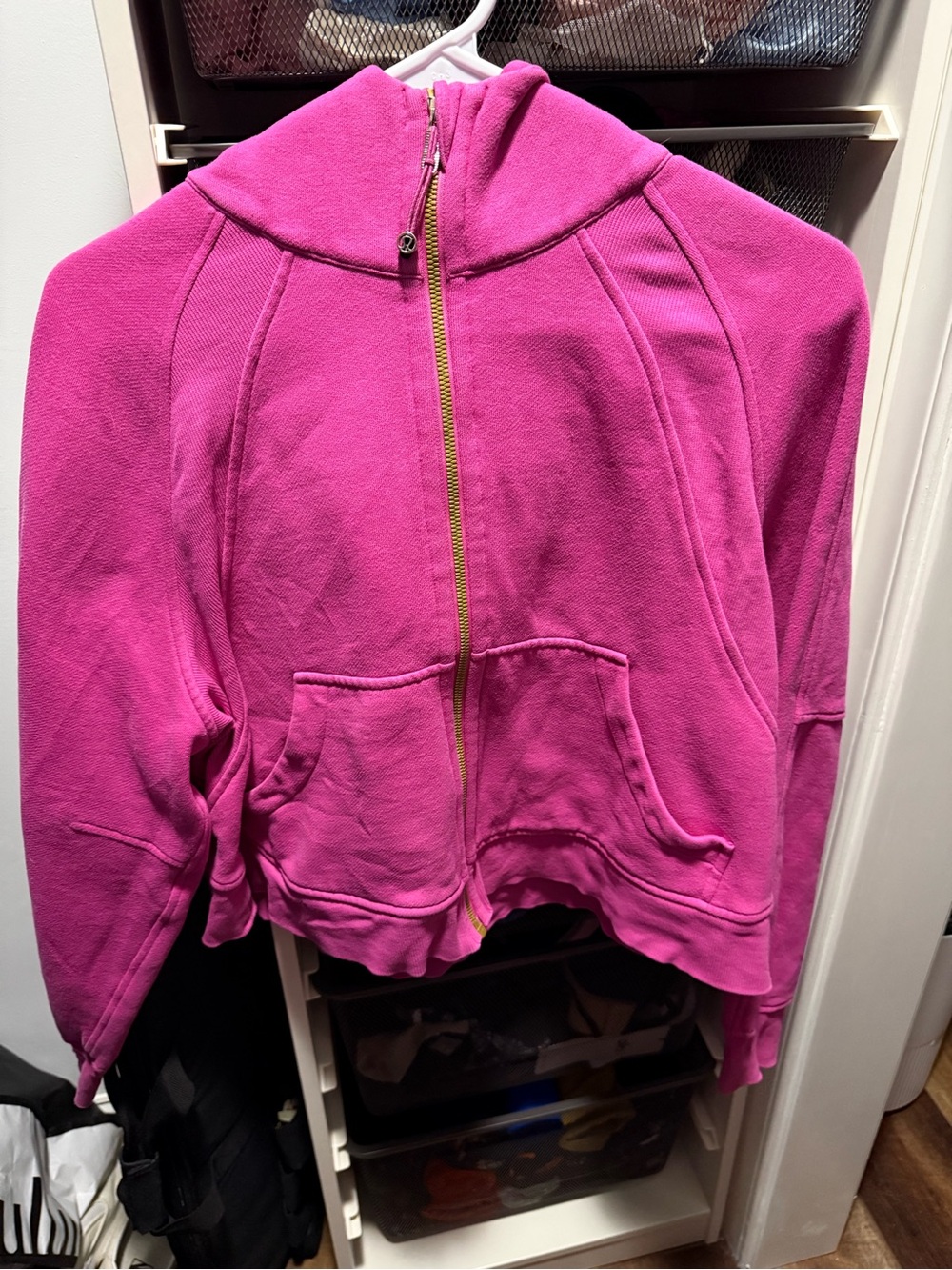 lululemon athletica Hot Pink Full-Zip Hooded Sweatshirt